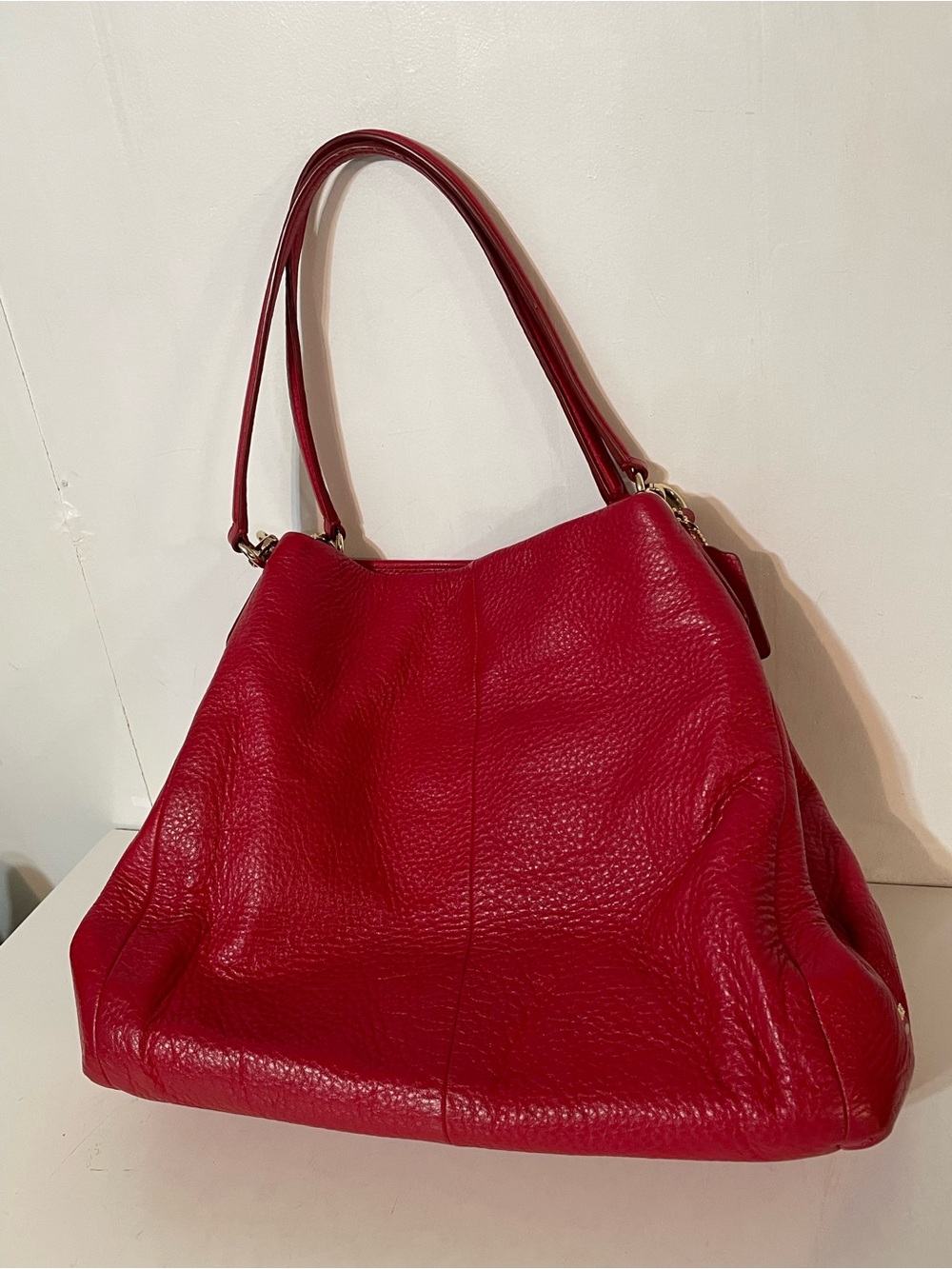 Coach Madison Phoebe Slouch Bag in Red